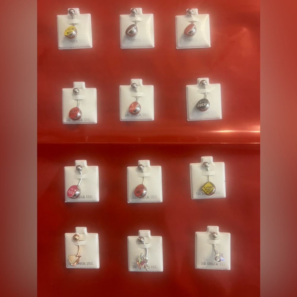 100% Surgical Steel Belly Rings
